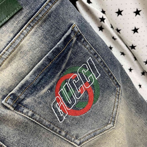 Replica Gucci Jeans For Men #1242061 $72.00 USD for Wholesale