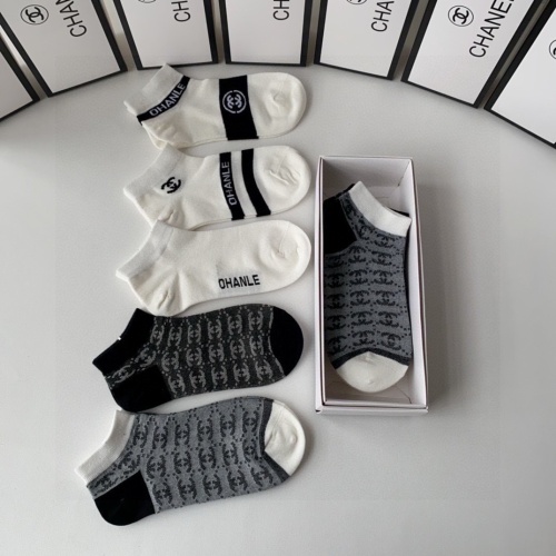 Replica Chanel Socks #1242069 $27.00 USD for Wholesale