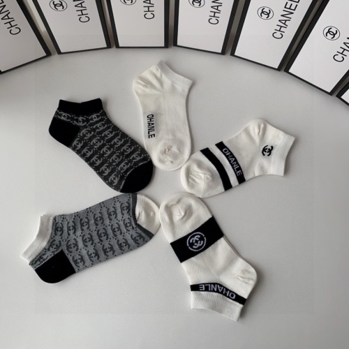 Replica Chanel Socks #1242069 $27.00 USD for Wholesale