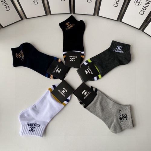 Replica Chanel Socks #1242070 $27.00 USD for Wholesale