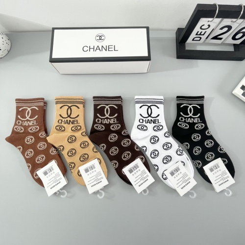 Replica Chanel Socks #1242073 $27.00 USD for Wholesale