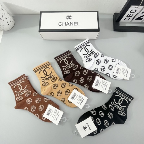 Replica Chanel Socks #1242073 $27.00 USD for Wholesale