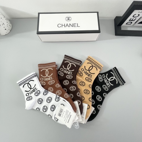 Replica Chanel Socks #1242073 $27.00 USD for Wholesale