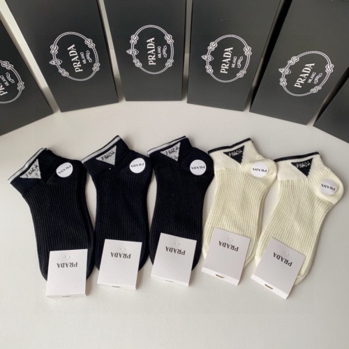 Prada Socks #1242074 $27.00 USD, Wholesale Replica Prada Socks