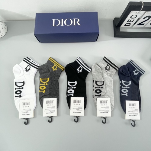 Replica Christian Dior Socks #1242076 $27.00 USD for Wholesale