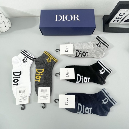 Replica Christian Dior Socks #1242076 $27.00 USD for Wholesale