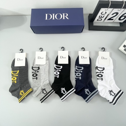 Replica Christian Dior Socks #1242076 $27.00 USD for Wholesale