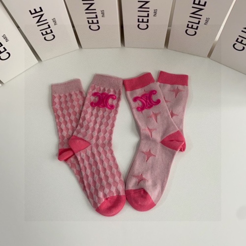 Replica Celine Socks #1242094 $29.00 USD for Wholesale