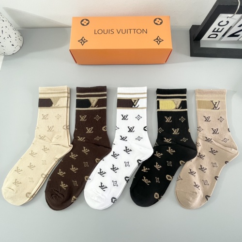 Louis Vuitton LV Socks #1242159 $29.00 USD, Wholesale Replica Louis Vuitton LV Socks