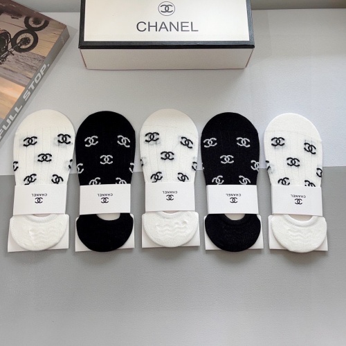 Replica Chanel Socks #1242172 $27.00 USD for Wholesale