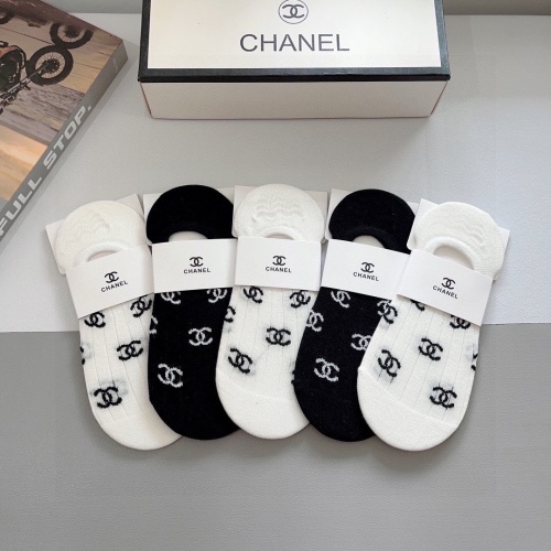 Replica Chanel Socks #1242172 $27.00 USD for Wholesale