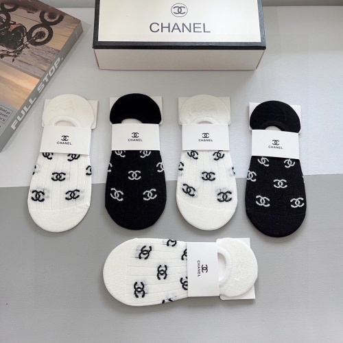 Replica Chanel Socks #1242172 $27.00 USD for Wholesale