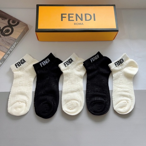 Fendi Socks #1242174 $27.00 USD, Wholesale Replica Fendi Socks