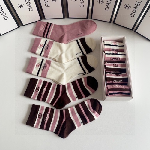 Replica Chanel Socks #1242235 $29.00 USD for Wholesale