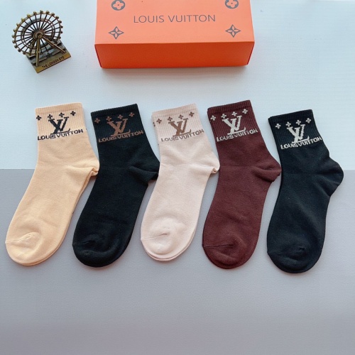 Louis Vuitton LV Socks #1242244 $27.00 USD, Wholesale Replica Louis Vuitton LV Socks