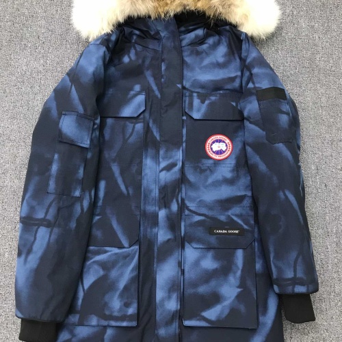 Canada Goose Down Feather Coat Long Sleeved For Women #1242251 $195.00 USD, Wholesale Replica Canada Goose Down Feather Coat