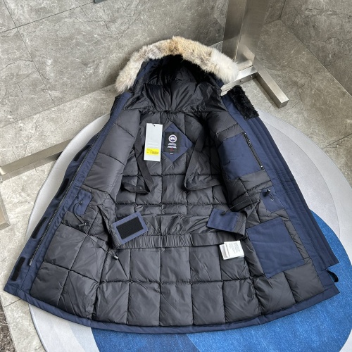 Replica Canada Goose Down Feather Coat Long Sleeved For Women #1242254 $195.00 USD for Wholesale