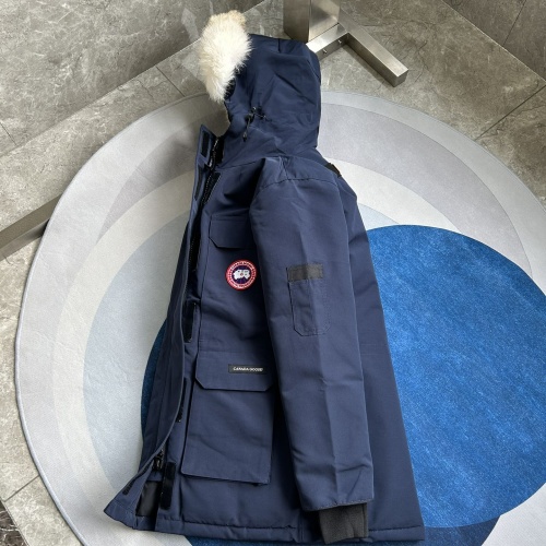 Replica Canada Goose Down Feather Coat Long Sleeved For Women #1242254 $195.00 USD for Wholesale