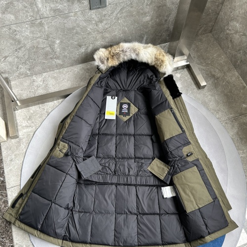 Replica Canada Goose Down Feather Coat Long Sleeved For Women #1242256 $195.00 USD for Wholesale