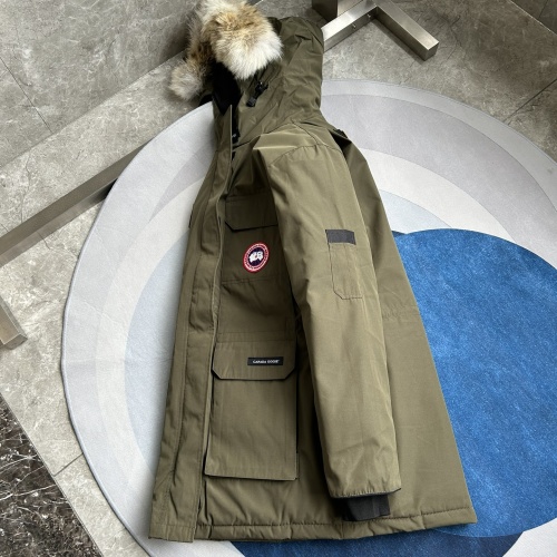 Replica Canada Goose Down Feather Coat Long Sleeved For Women #1242256 $195.00 USD for Wholesale