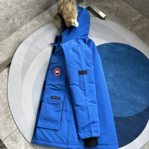 Replica Canada Goose Down Feather Coat Long Sleeved For Women #1242261 $195.00 USD for Wholesale