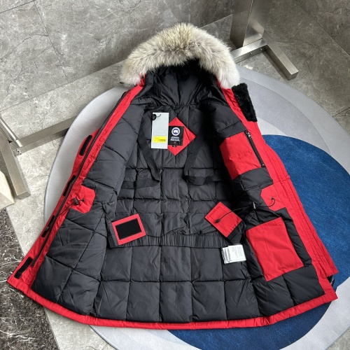 Replica Canada Goose Down Feather Coat Long Sleeved For Women #1242262 $195.00 USD for Wholesale