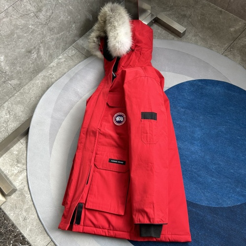 Replica Canada Goose Down Feather Coat Long Sleeved For Women #1242262 $195.00 USD for Wholesale