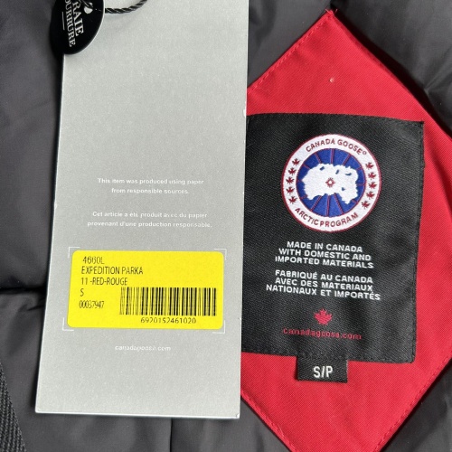 Replica Canada Goose Down Feather Coat Long Sleeved For Women #1242262 $195.00 USD for Wholesale