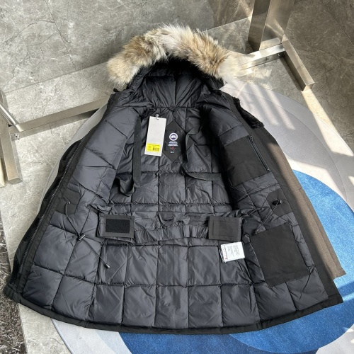 Replica Canada Goose Down Feather Coat Long Sleeved For Women #1242263 $195.00 USD for Wholesale