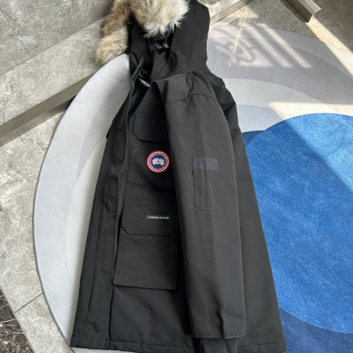 Replica Canada Goose Down Feather Coat Long Sleeved For Women #1242263 $195.00 USD for Wholesale