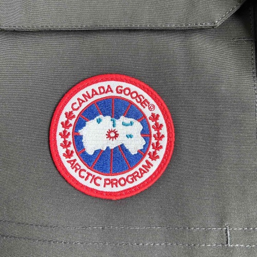 Replica Canada Goose Down Feather Coat Long Sleeved For Women #1242263 $195.00 USD for Wholesale