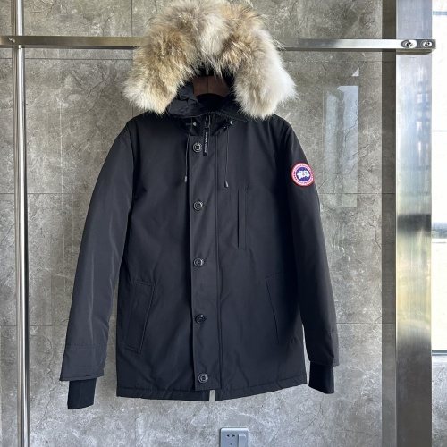 Canada Goose Down Feather Coat Long Sleeved For Unisex #1242267 $212.00 USD, Wholesale Replica Canada Goose Down Feather Coat