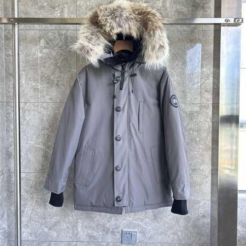 Canada Goose Down Feather Coat Long Sleeved For Unisex #1242269 $212.00 USD, Wholesale Replica Canada Goose Down Feather Coat