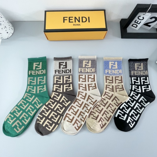 Fendi Socks #1242272 $29.00 USD, Wholesale Replica Fendi Socks