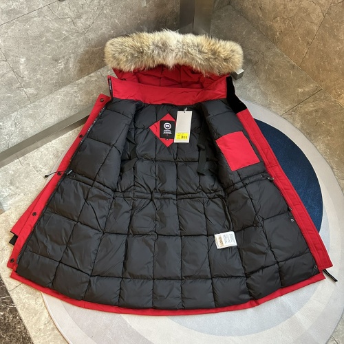 Replica Canada Goose Down Feather Coat Long Sleeved For Women #1242274 $212.00 USD for Wholesale