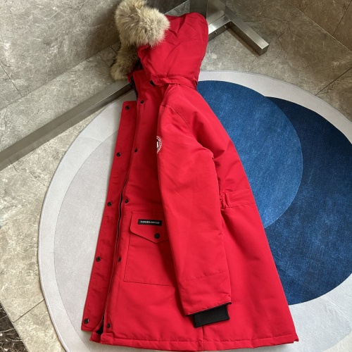 Replica Canada Goose Down Feather Coat Long Sleeved For Women #1242274 $212.00 USD for Wholesale