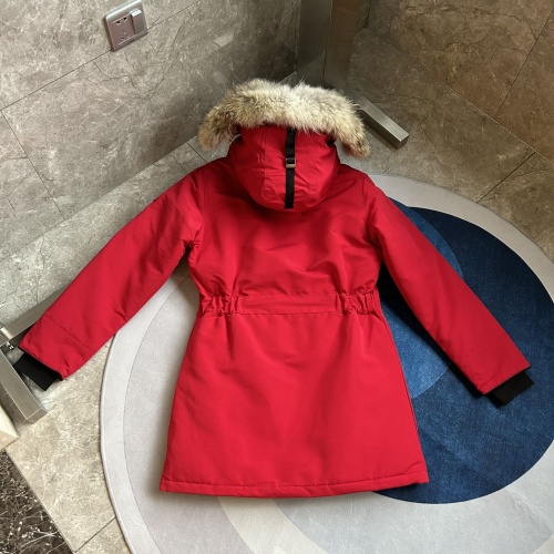 Replica Canada Goose Down Feather Coat Long Sleeved For Women #1242274 $212.00 USD for Wholesale