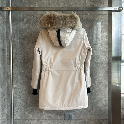 Replica Canada Goose Down Feather Coat Long Sleeved For Women #1242275 $212.00 USD for Wholesale