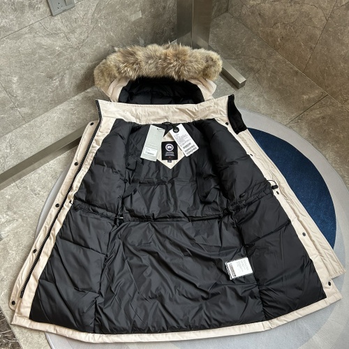 Replica Canada Goose Down Feather Coat Long Sleeved For Women #1242275 $212.00 USD for Wholesale