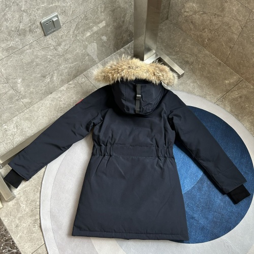 Replica Canada Goose Down Feather Coat Long Sleeved For Women #1242277 $212.00 USD for Wholesale