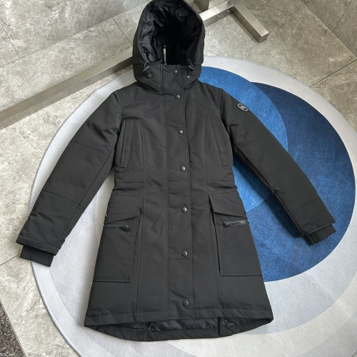 Replica Canada Goose Down Feather Coat Long Sleeved For Women #1242282 $205.00 USD for Wholesale