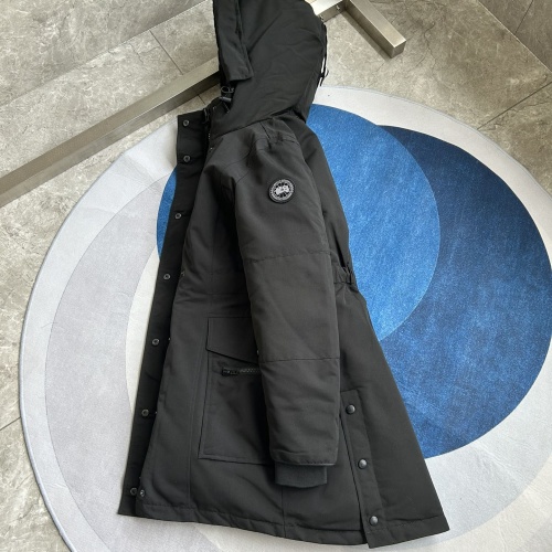 Replica Canada Goose Down Feather Coat Long Sleeved For Women #1242282 $205.00 USD for Wholesale