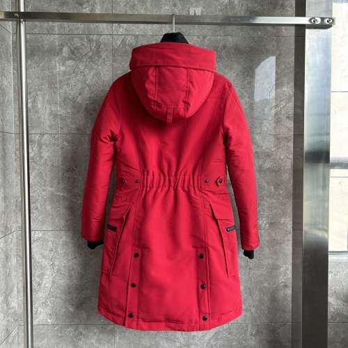 Replica Canada Goose Down Feather Coat Long Sleeved For Women #1242284 $205.00 USD for Wholesale