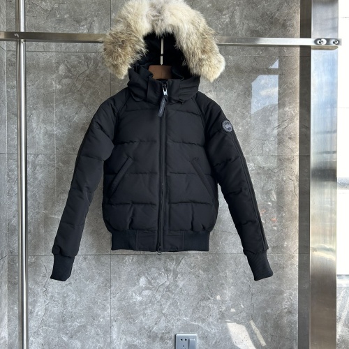 Canada Goose Down Feather Coat Long Sleeved For Women #1242292 $180.00 USD, Wholesale Replica Canada Goose Down Feather Coat