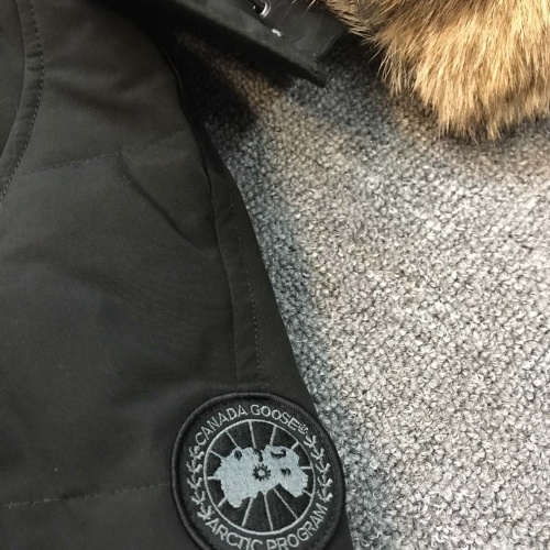 Replica Canada Goose Down Feather Coat Long Sleeved For Women #1242292 $180.00 USD for Wholesale