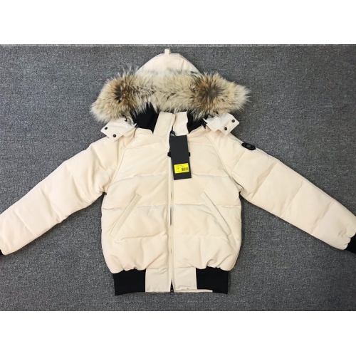 Canada Goose Down Feather Coat Long Sleeved For Women #1242296 $180.00 USD, Wholesale Replica Canada Goose Down Feather Coat