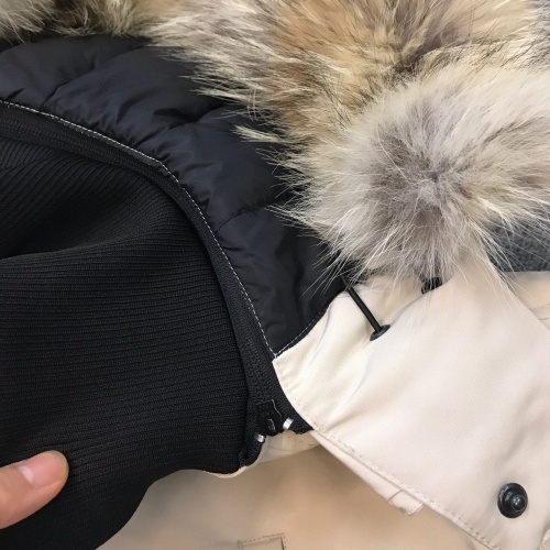 Replica Canada Goose Down Feather Coat Long Sleeved For Women #1242296 $180.00 USD for Wholesale