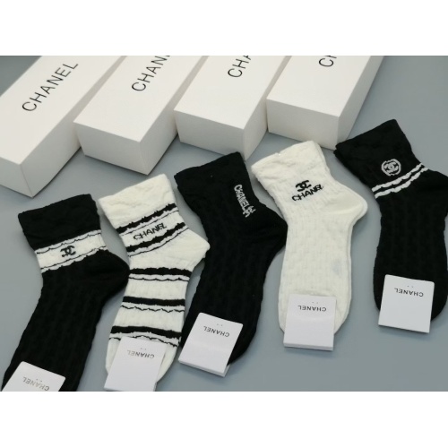 Replica Chanel Socks #1242297 $27.00 USD for Wholesale