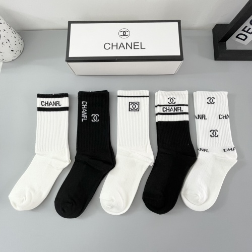 Chanel Socks For Women #1242314 $29.00 USD, Wholesale Replica Chanel Socks