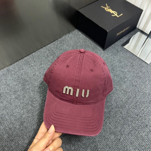 MIU MIU Caps #1242346 $27.00 USD, Wholesale Replica MIU MIU Caps